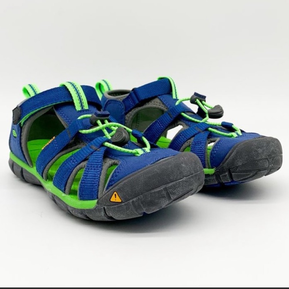 KEEN Kid Seacamp ll CNX Blue Water Sandals NEW EUC